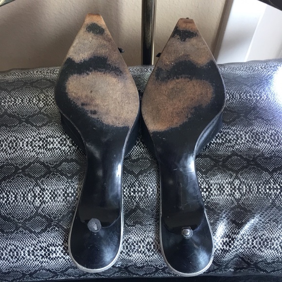 Beverly Feldman studded/buckle/zip heeled mules - Picture 4 of 7